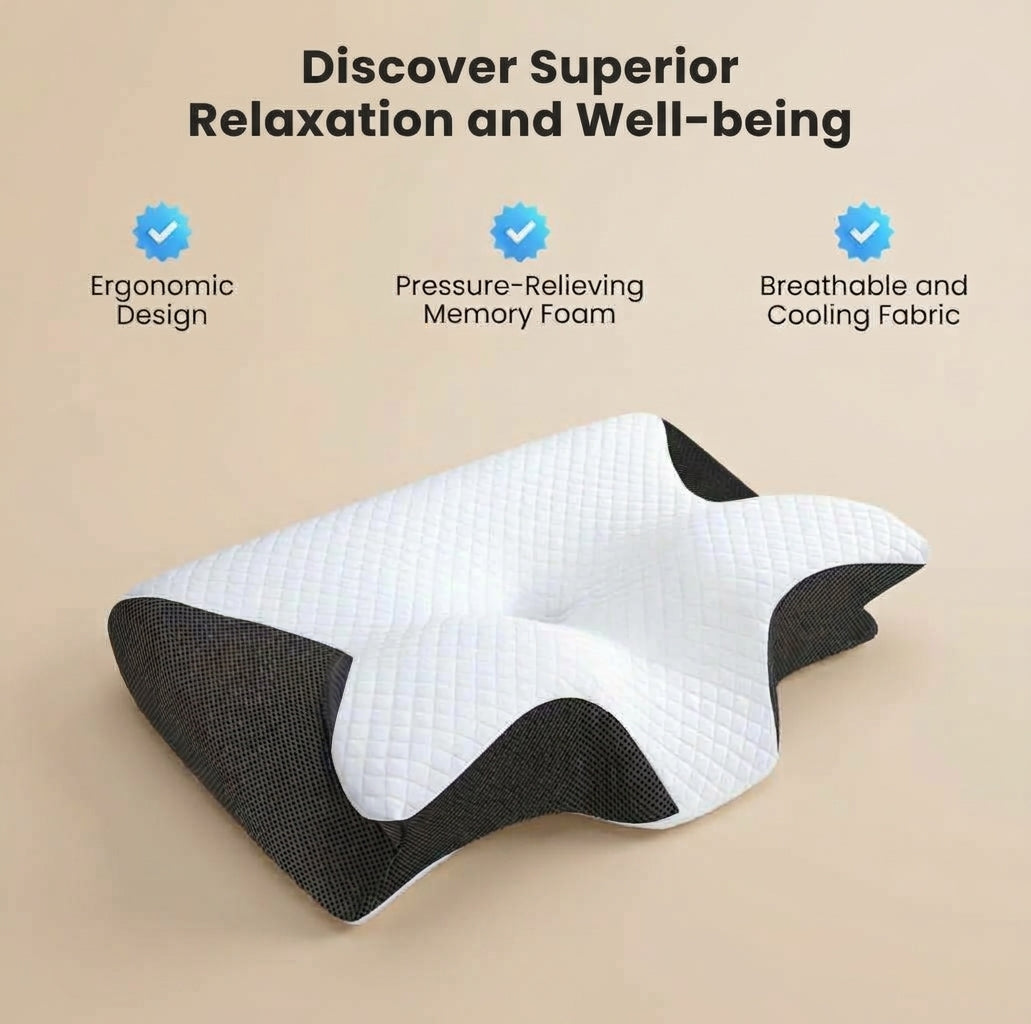Nestora Cervical Memory Foam Pillow